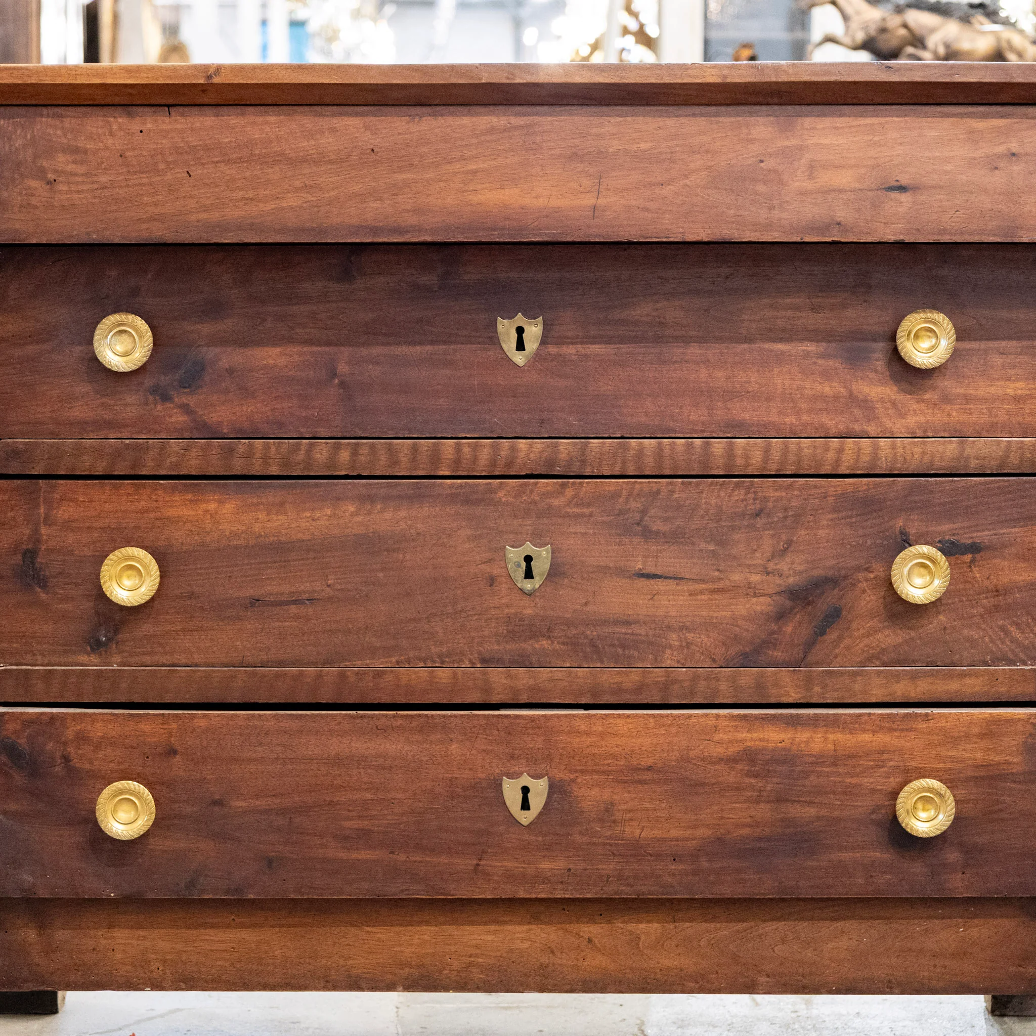18th Century French Empire Chest with Columns - Image 6