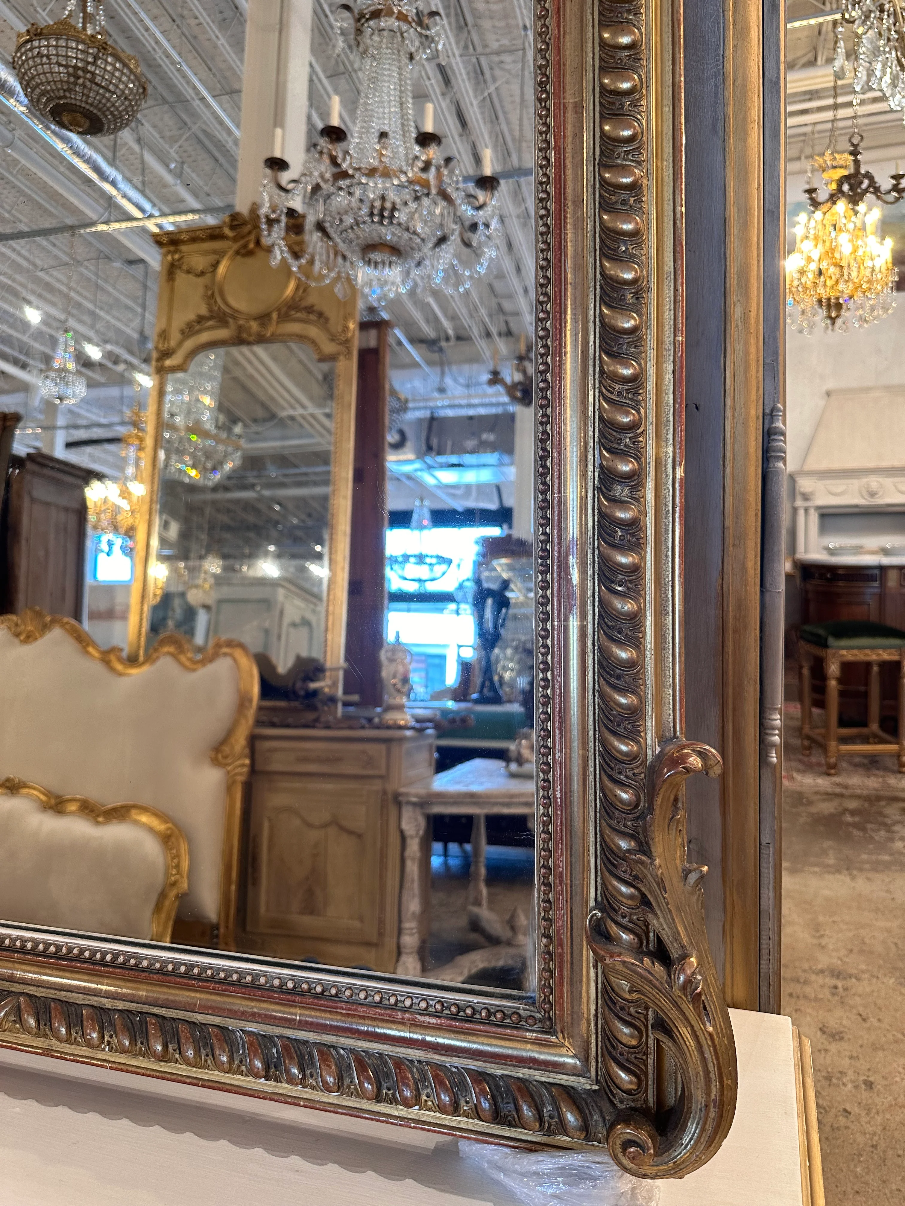 18th Century Louis XV French Mirror - Image 2