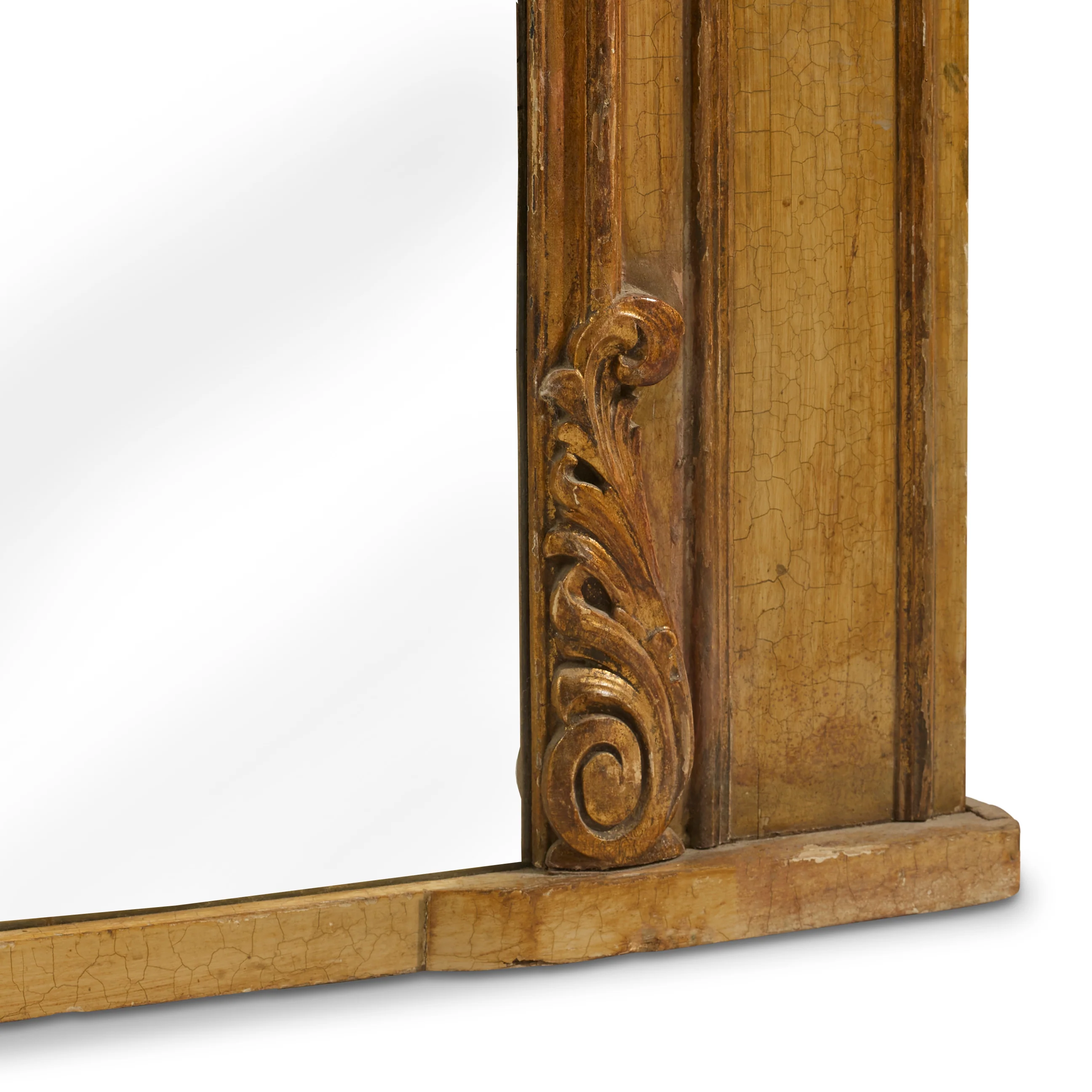 18th Century Trumeau French Mirror with Oil Painting - Image 6