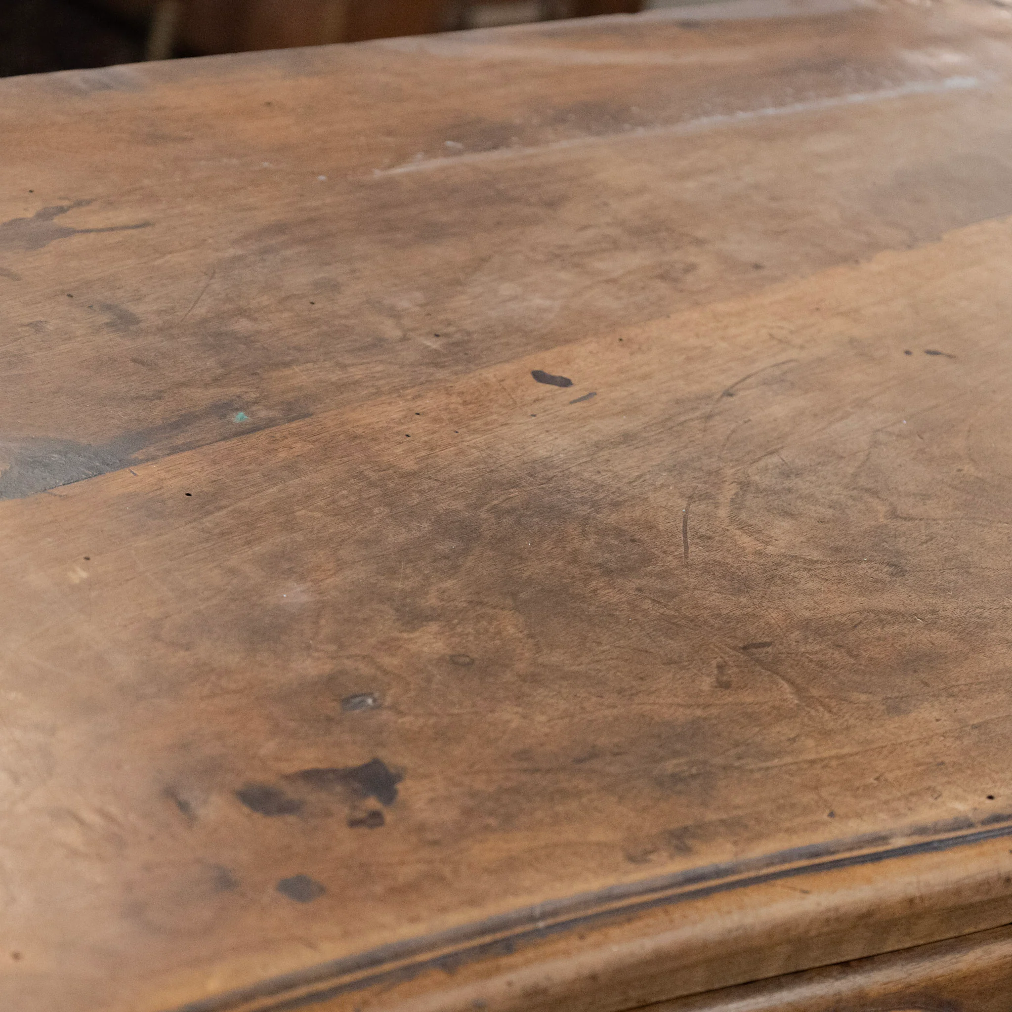 18th Century Wood Carved Chest – Ornate Hardware - Image 11