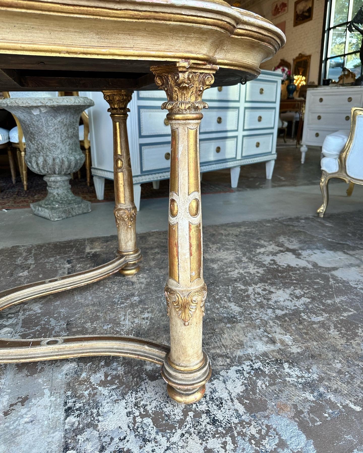 Grand French Marble Top Center Table - Image 7