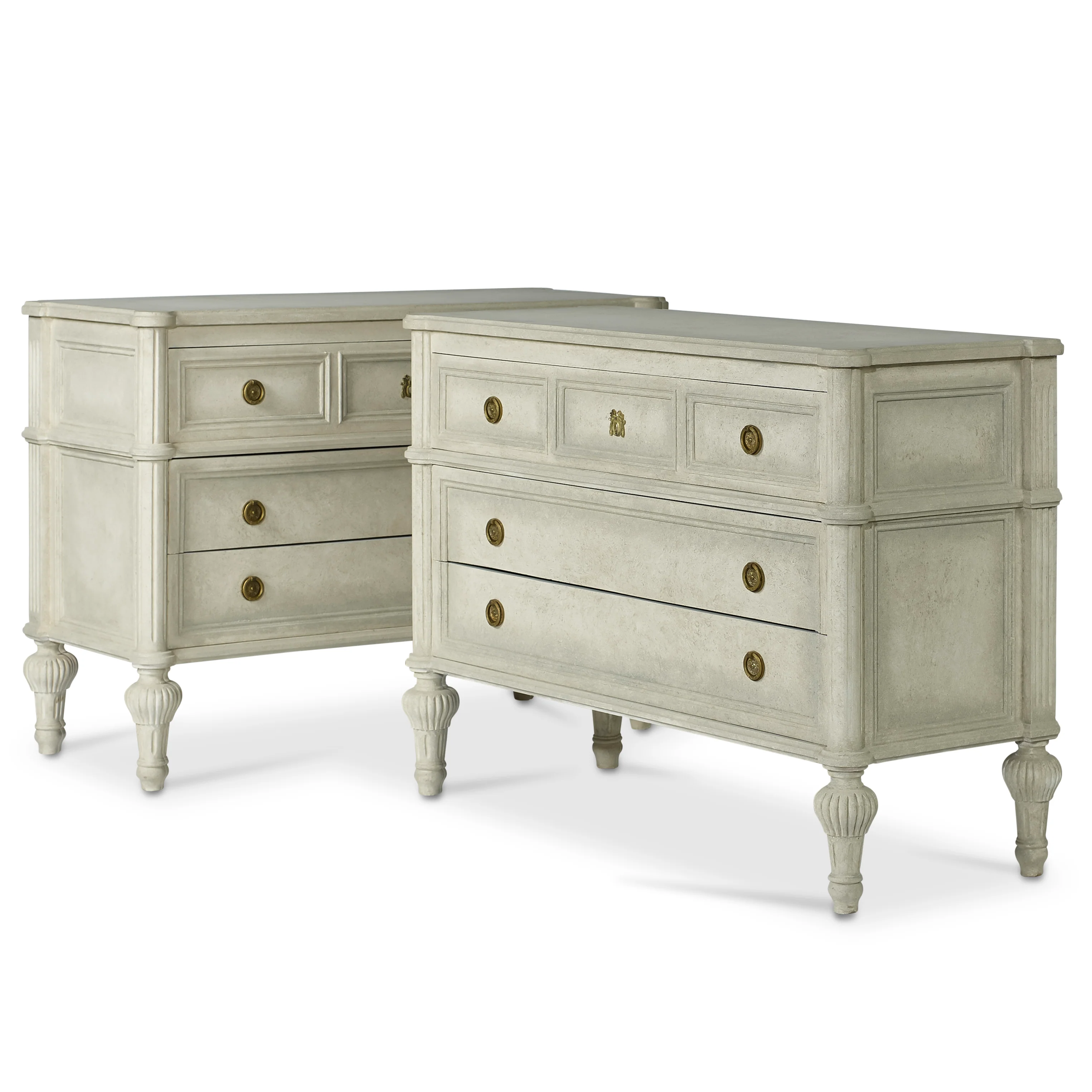 Swedish Rounded Leg Bachelor Chest - Image 4