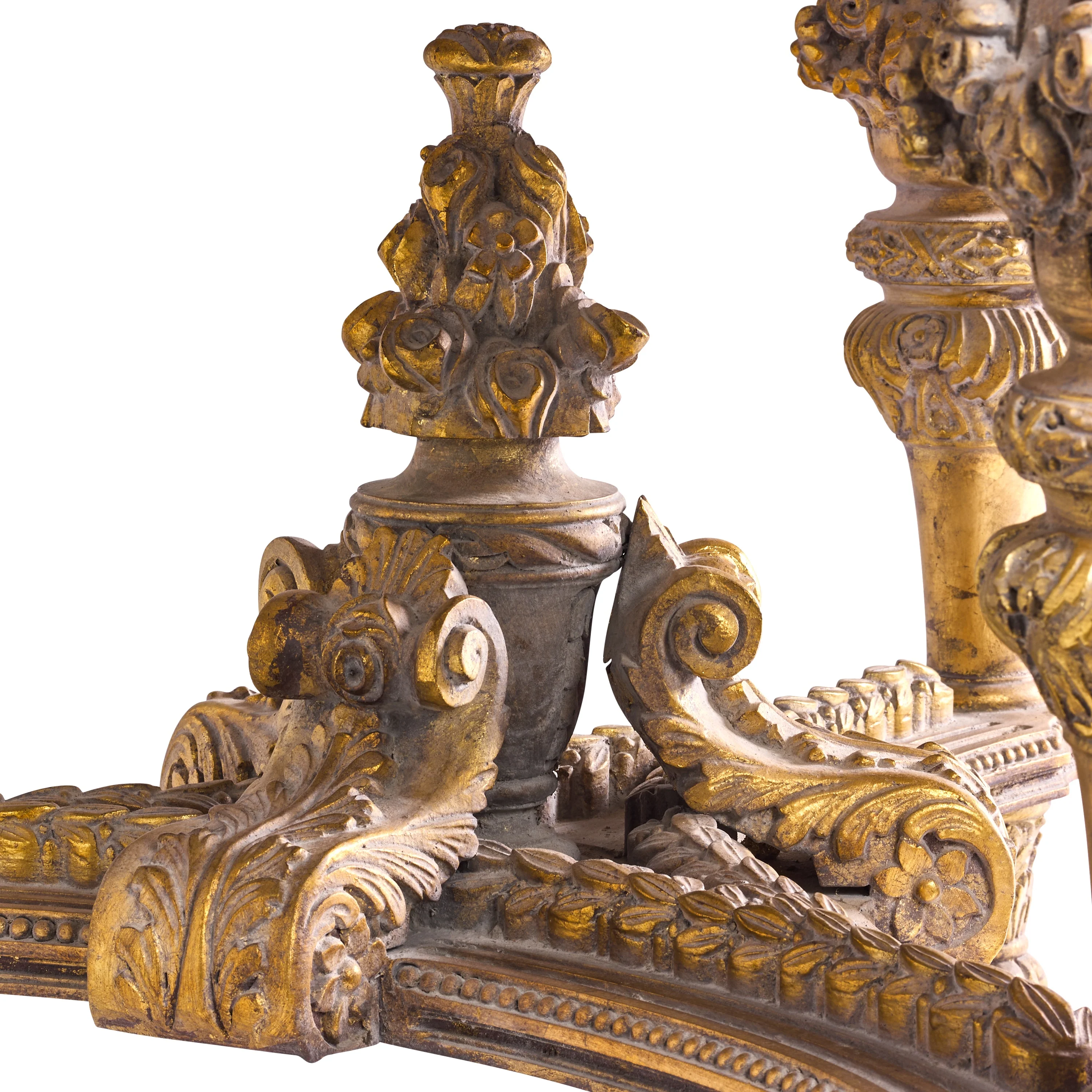 Louis XVI Giltwood Marble Top Center Table - Image 4