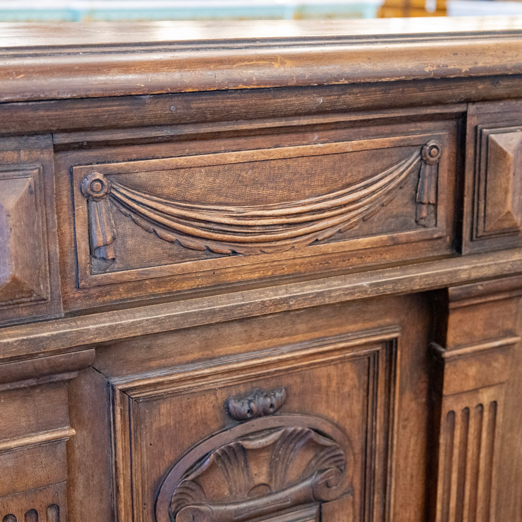 European Bar Counter – Carved Panels & Column Trim - Image 8