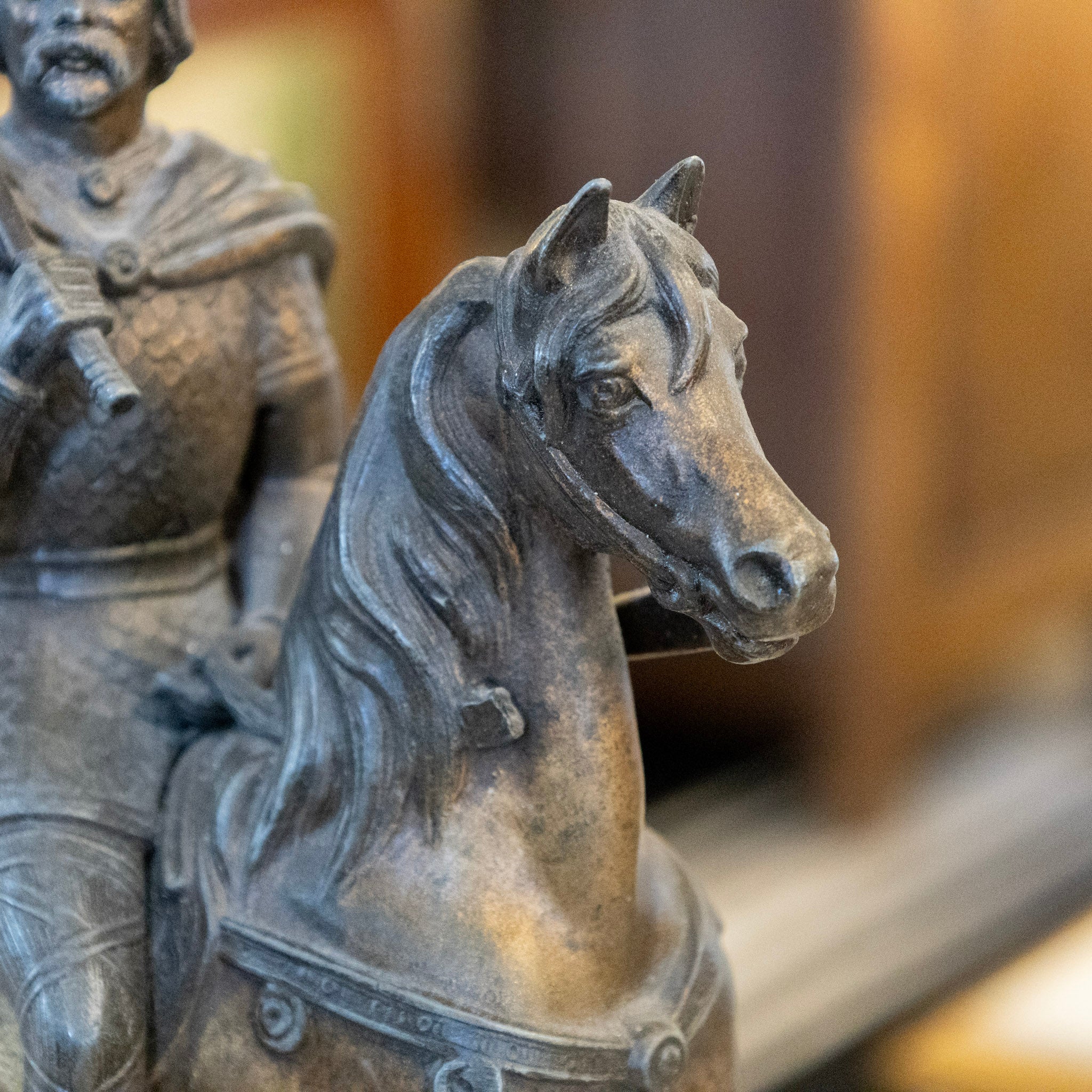 French Bronze Equestrian Figure - V. Chemin - Image 8