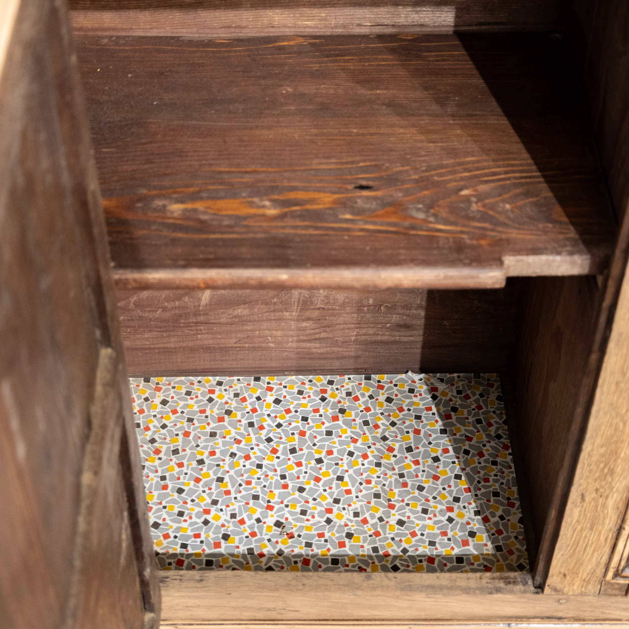 French Country 18th Century Geometric Sideboard – Dated 1776 - Image 13