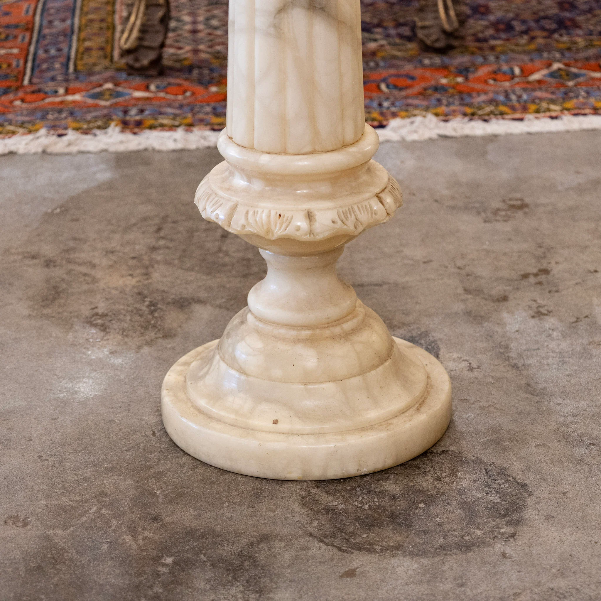 Marble Pedestal Carved Column - Image 4