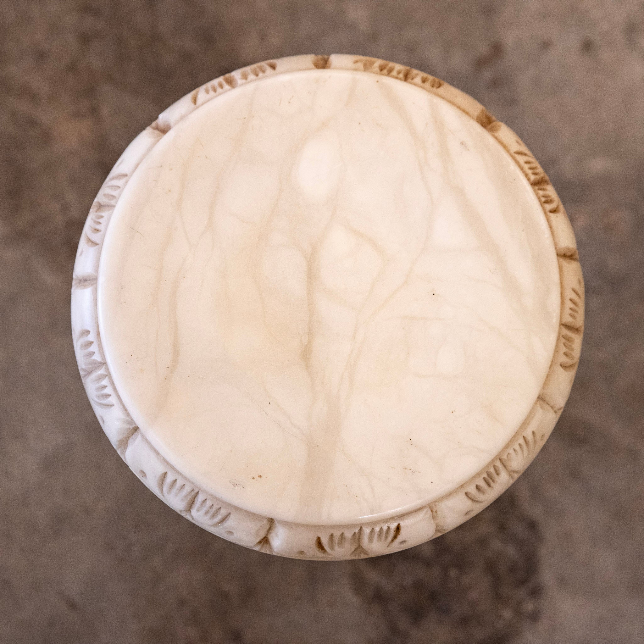 Marble Pedestal Carved Column - Image 5