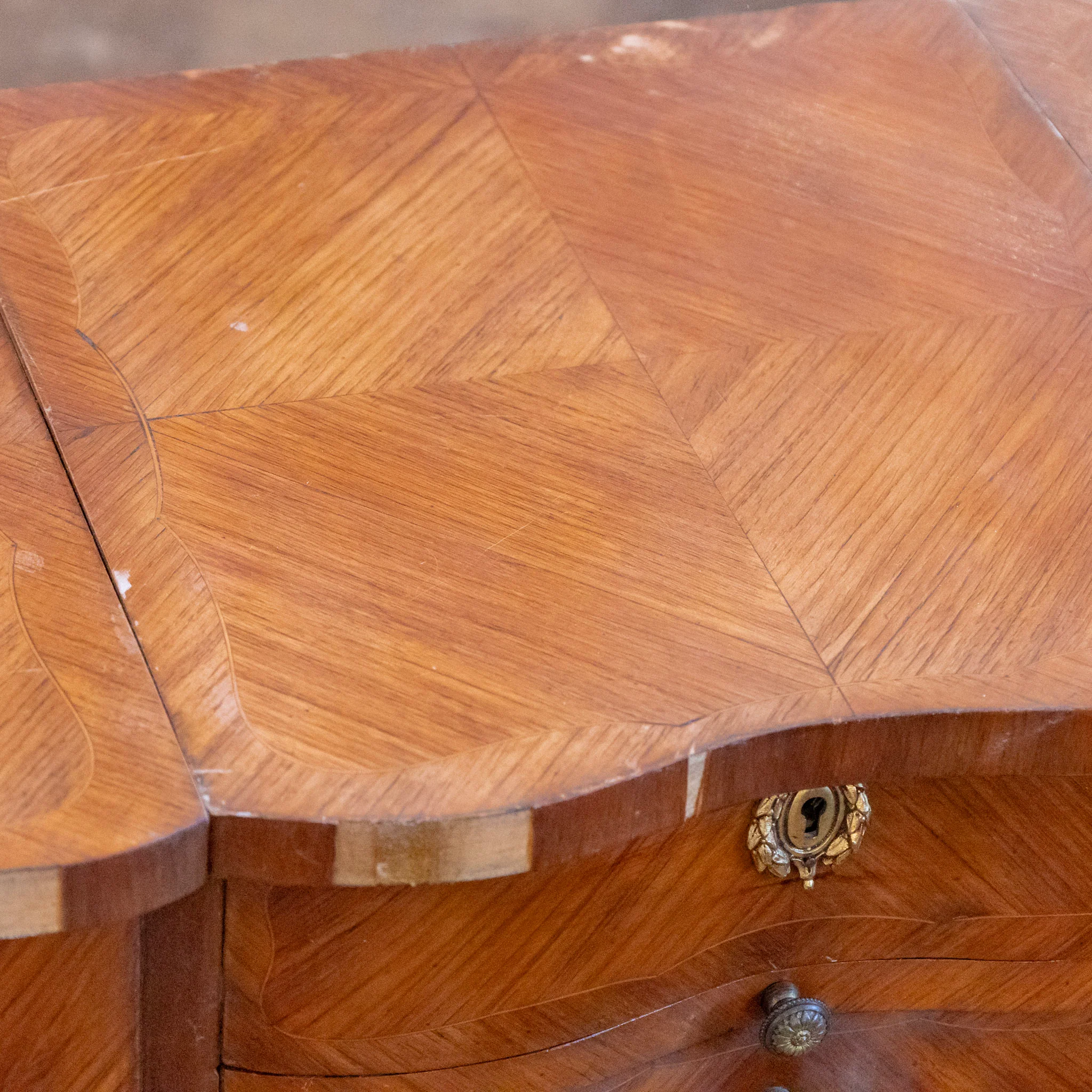 Petite French Wood Vanity – Writing Tray - Image 4