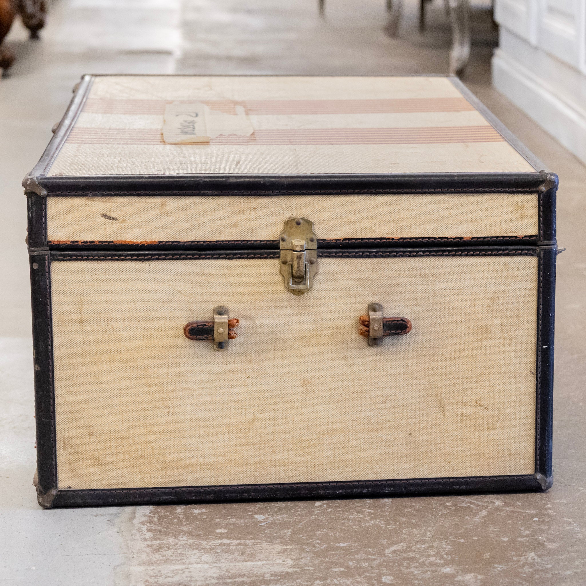 Vintage Trunk - Yellow & Red Stripe - Image 7