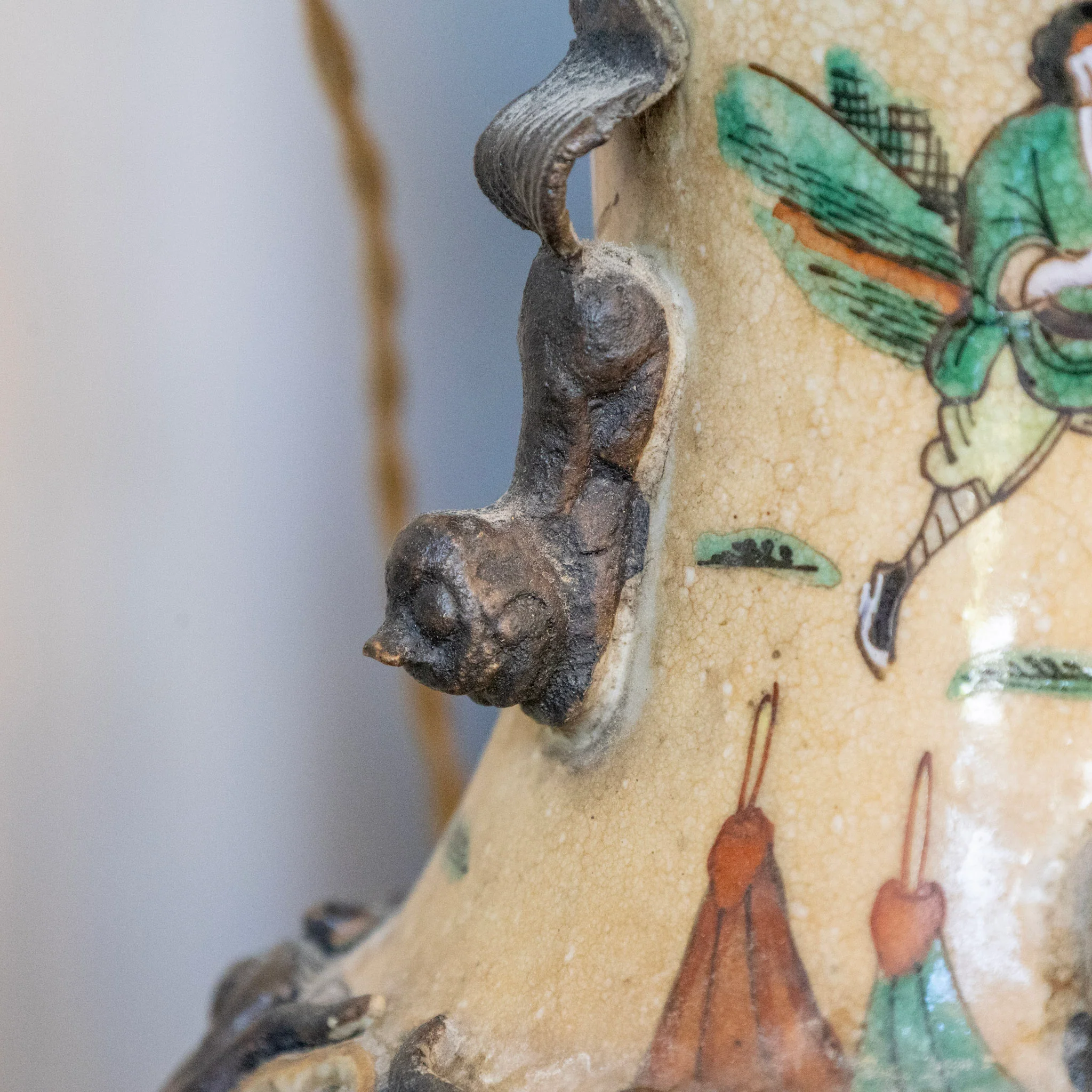 Pair of French Oriental Porcelain Table Lamps - Image 7