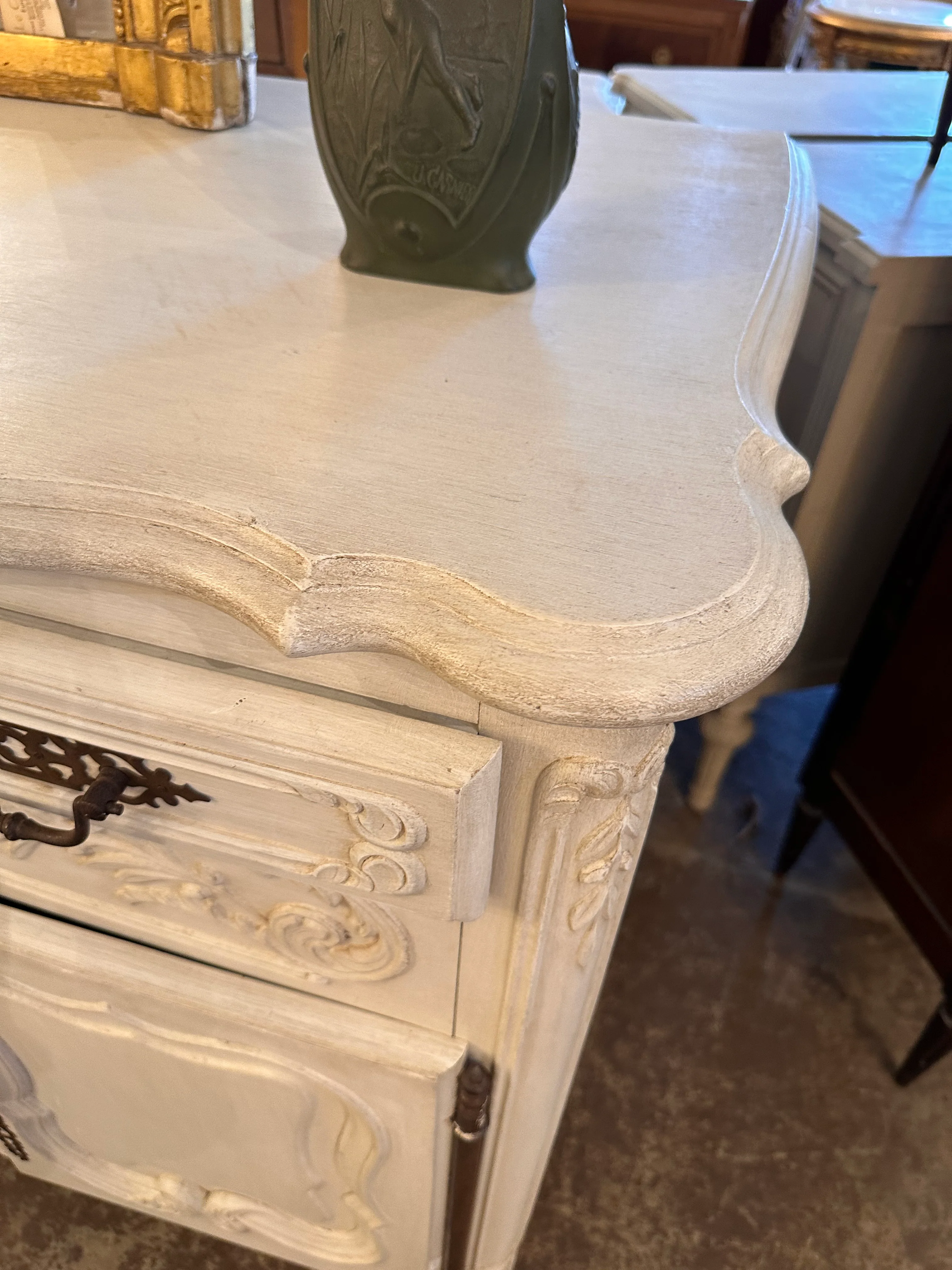 French Country White Sideboard - Image 5