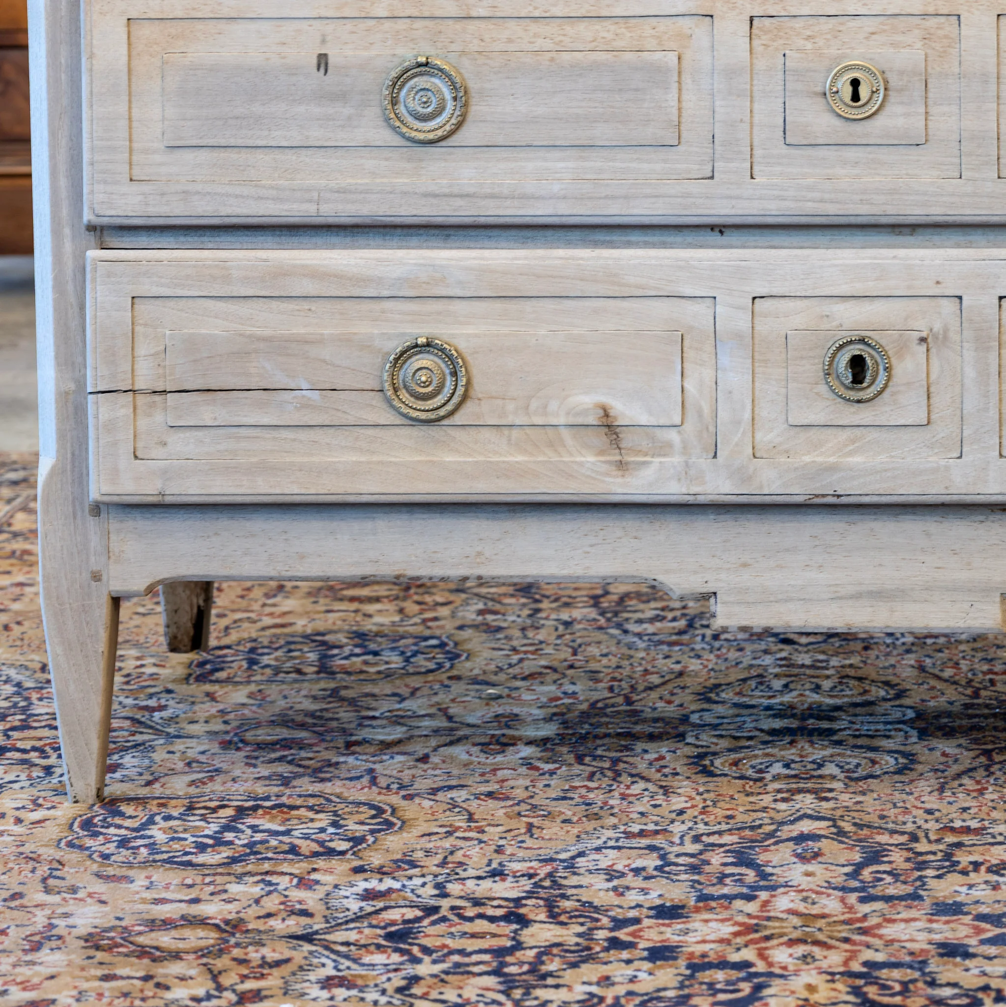 Swedish Chest  –  Distressed Finish & Brass Pulls - Image 6