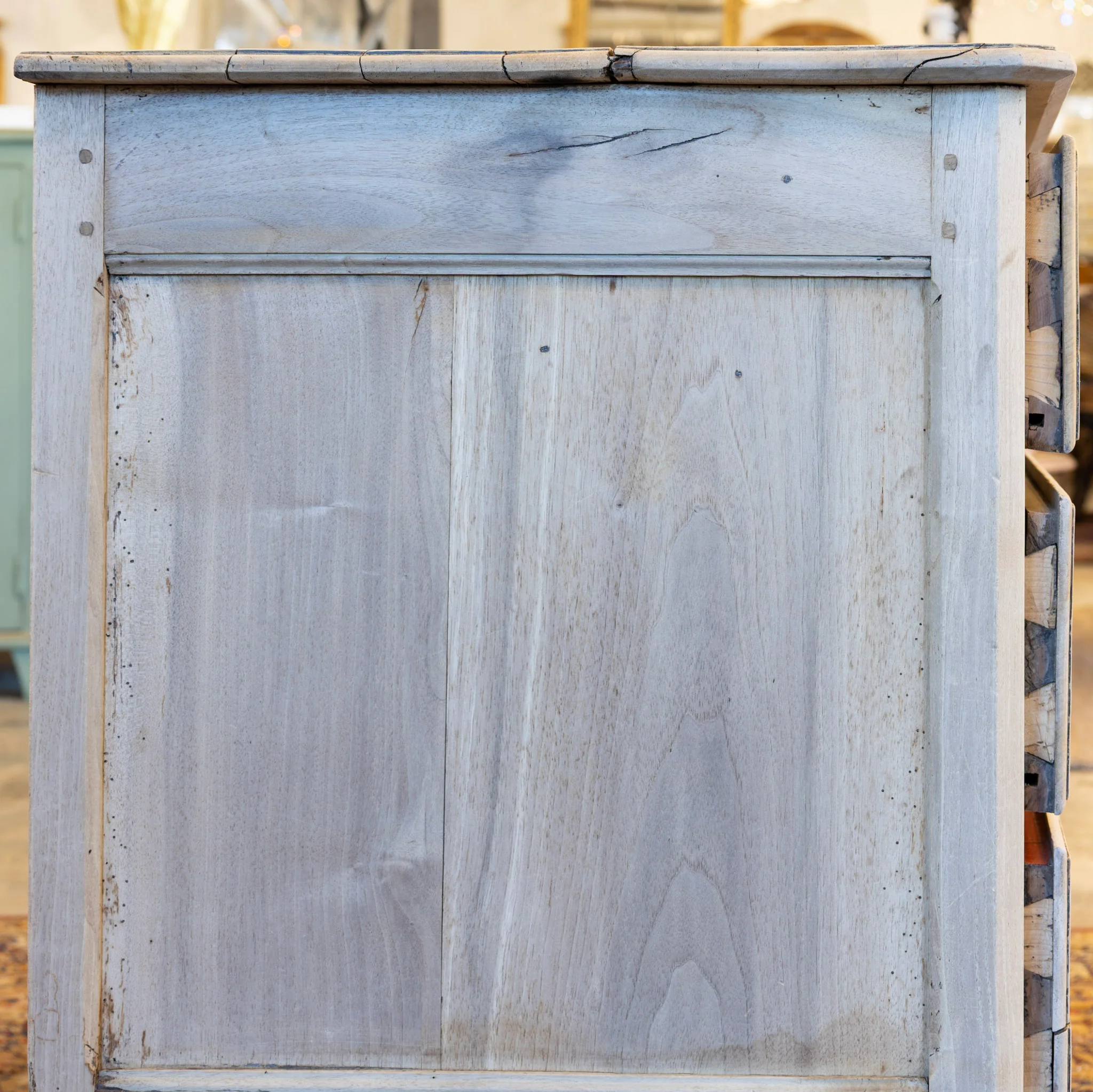 Swedish Chest  –  Distressed Finish & Brass Pulls - Image 7