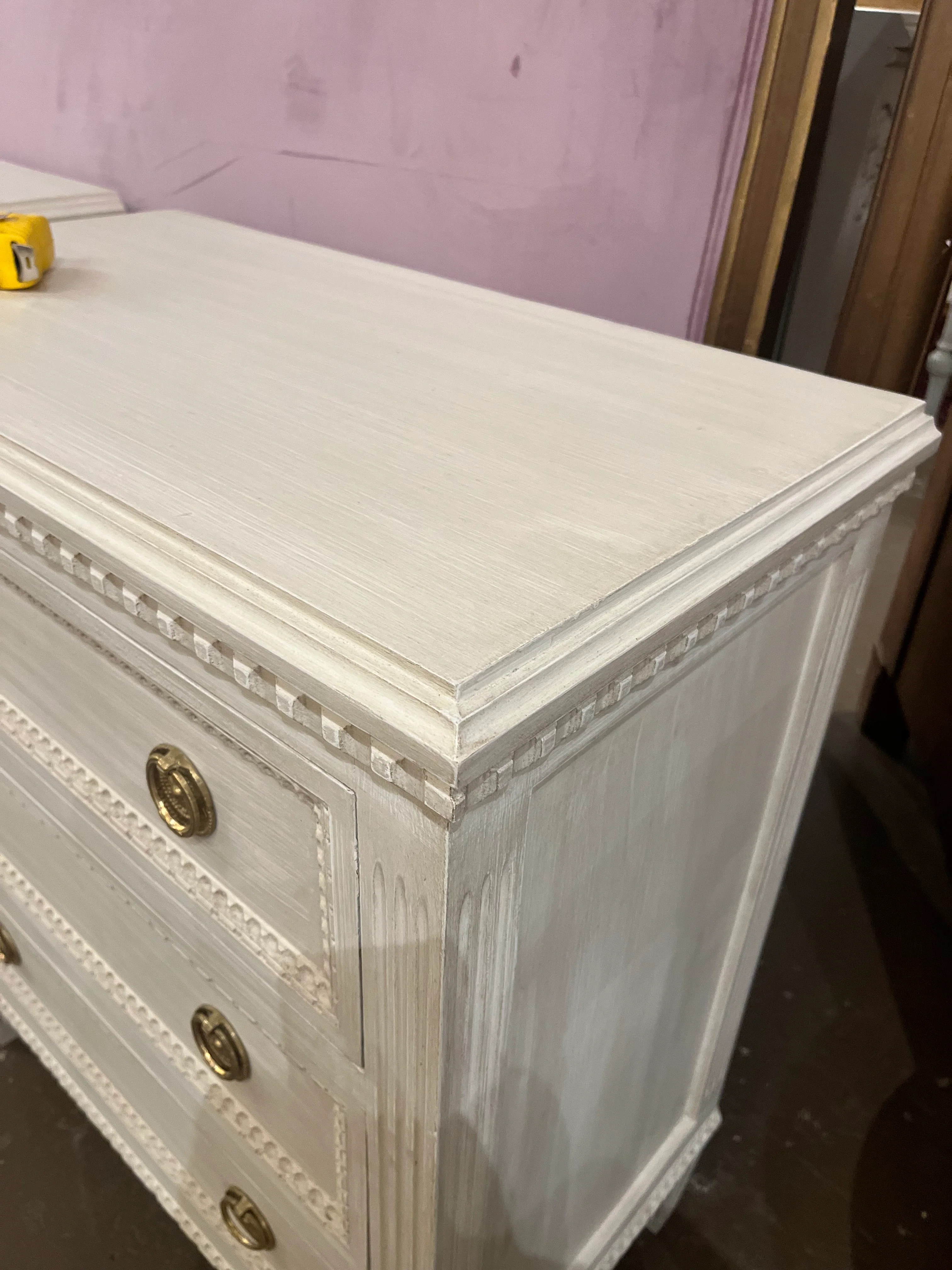 Swedish Chest with Beaded Trims - Image 3
