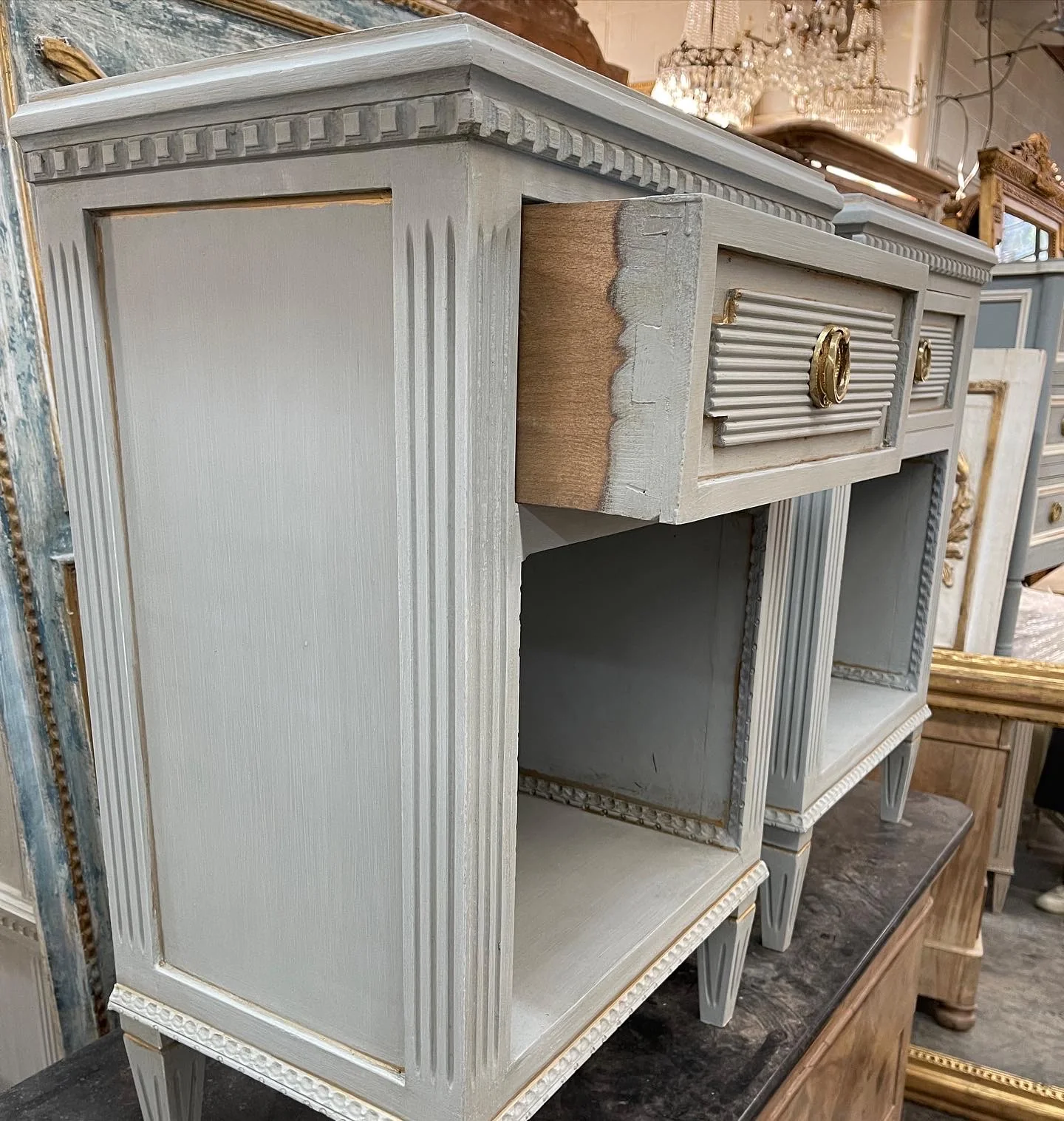 Swedish Chest with Open Shelf - Image 5