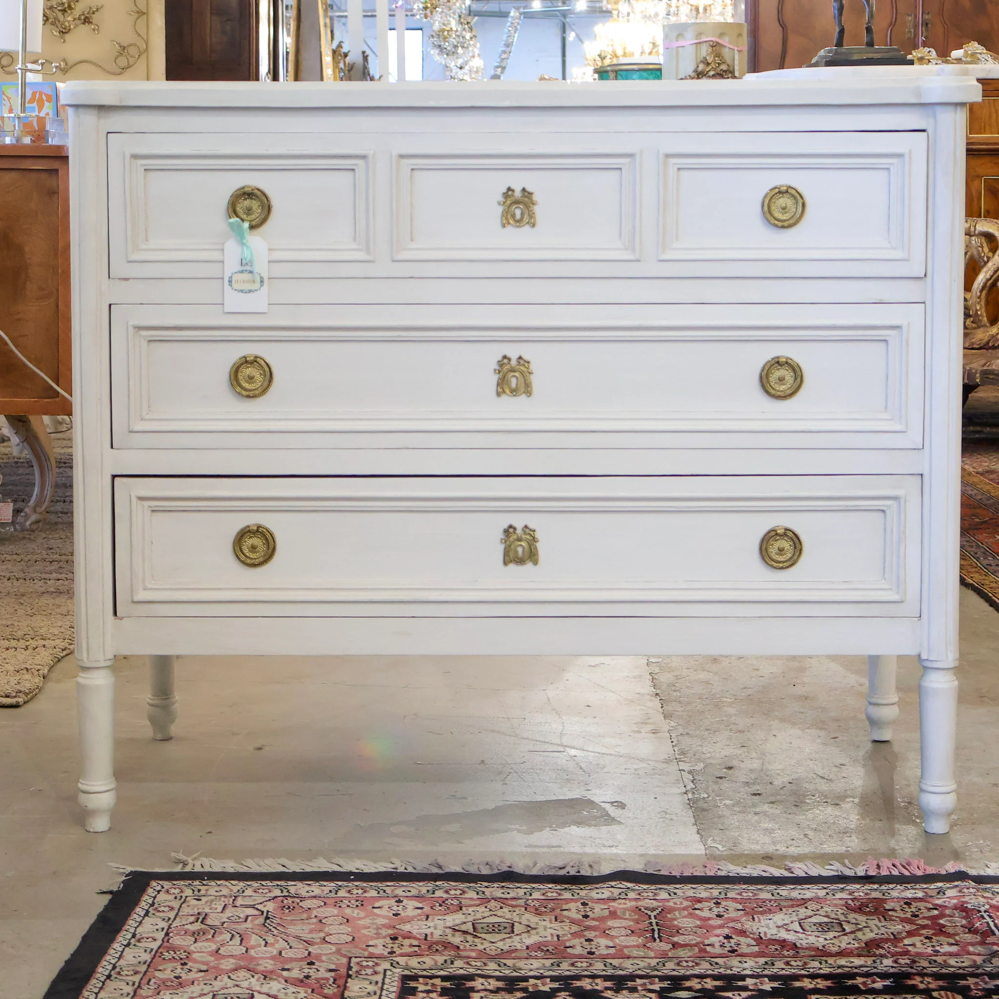 Swedish Chest With Rounded Corner & Round Leg - Image 4
