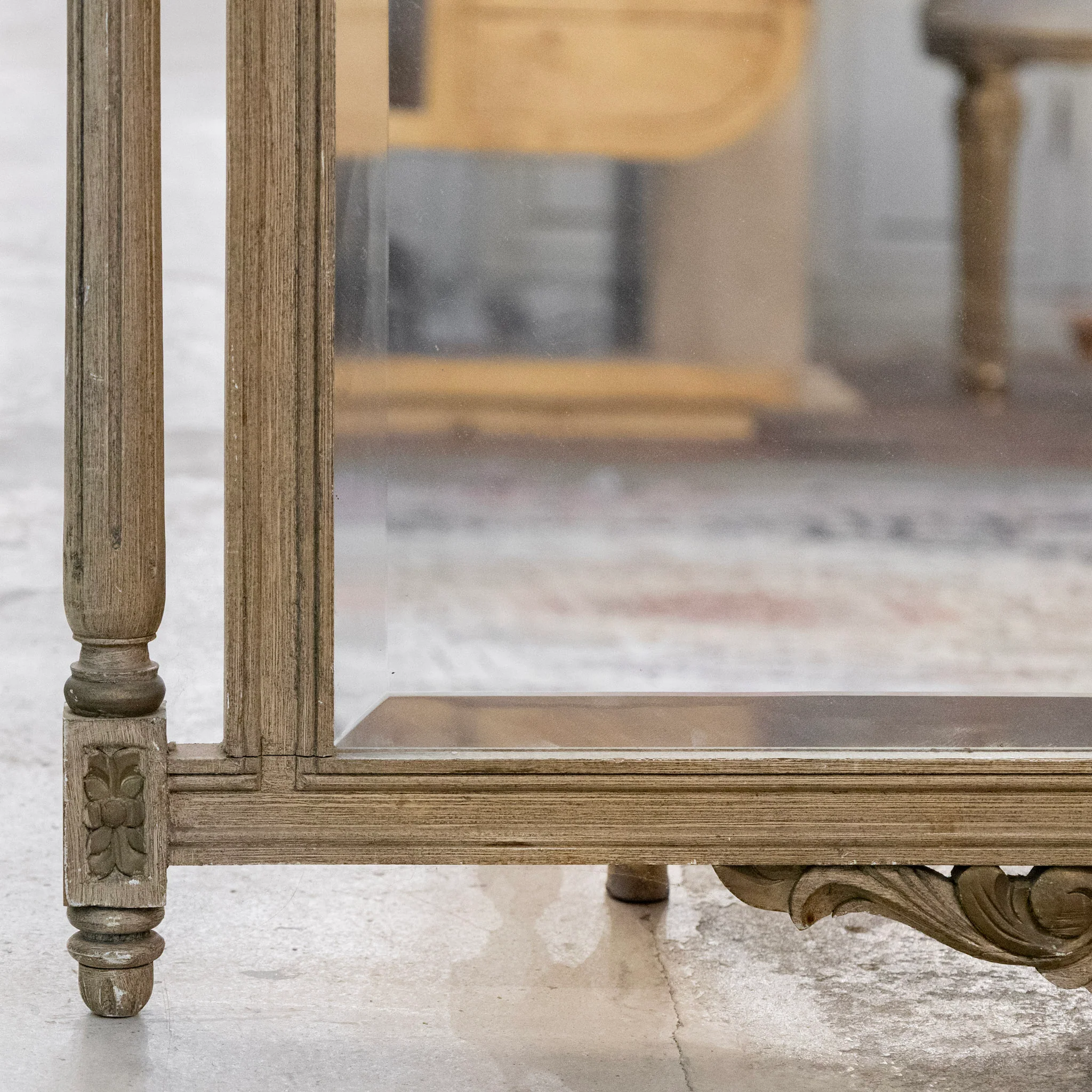 Swedish Mirror with Floral Carvings - Image 6
